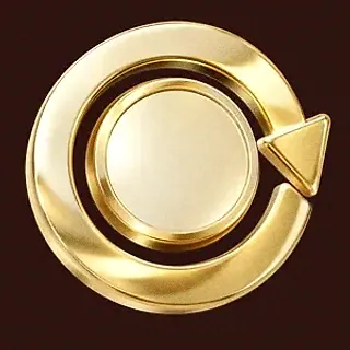 Gold circular arrow — Slota